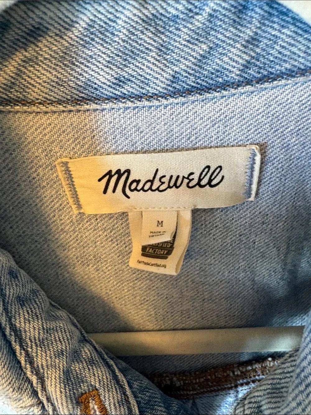 Madewell Denim Cropped Boxy Jean Jacket - Picture 4 of 4